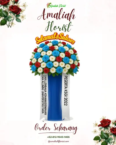 Standing Flower di Banjar Serasan